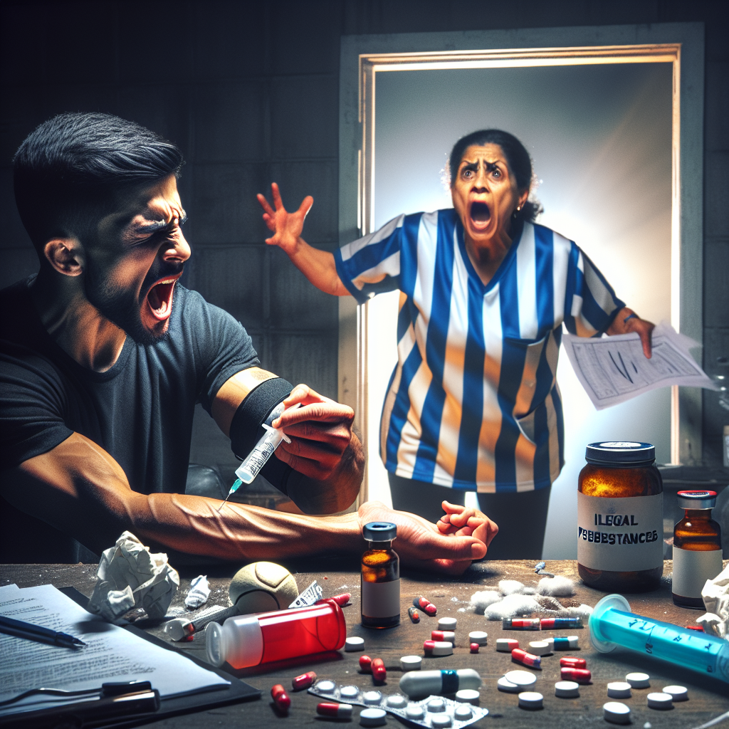 Illegal use of drostanolone propionate in professional athletes