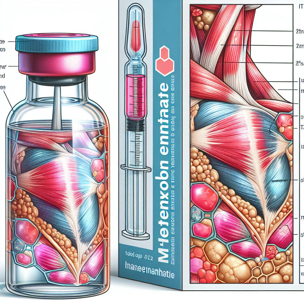 Injectable metenolone enanthate for treating muscle injuries in athletes