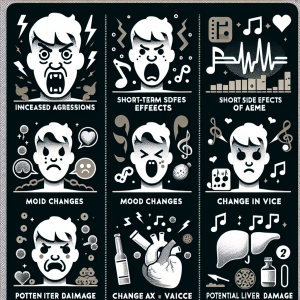 Short-term side effects of mibolerone