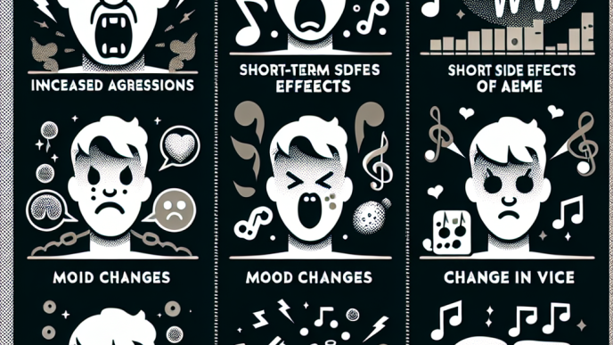 Short-term side effects of mibolerone