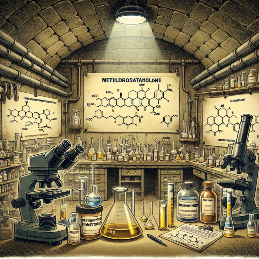 Underground lab versions of metildrostanolone: history