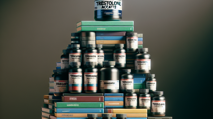 Cutting stack including trestolone acetato