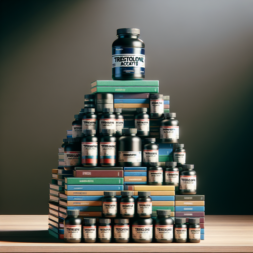 Cutting stack including trestolone acetato