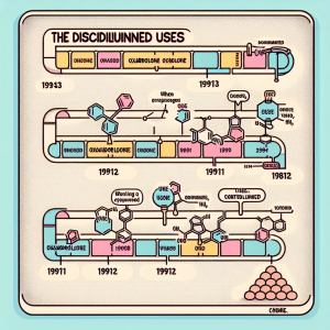 Discontinued uses of oxandrolone over time