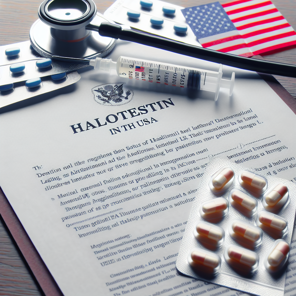 Legal status of halotestin in the usa