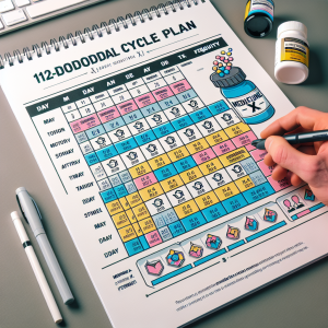 Sample cycle plan for oxandrolone: 12 weeks