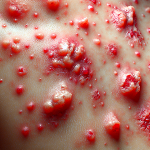 Acne and skin issues caused by sintol