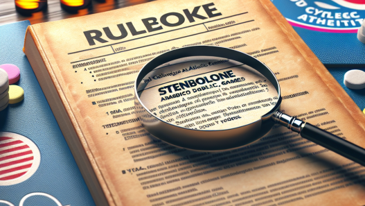 Ncaa and olympic rules on stenbolone